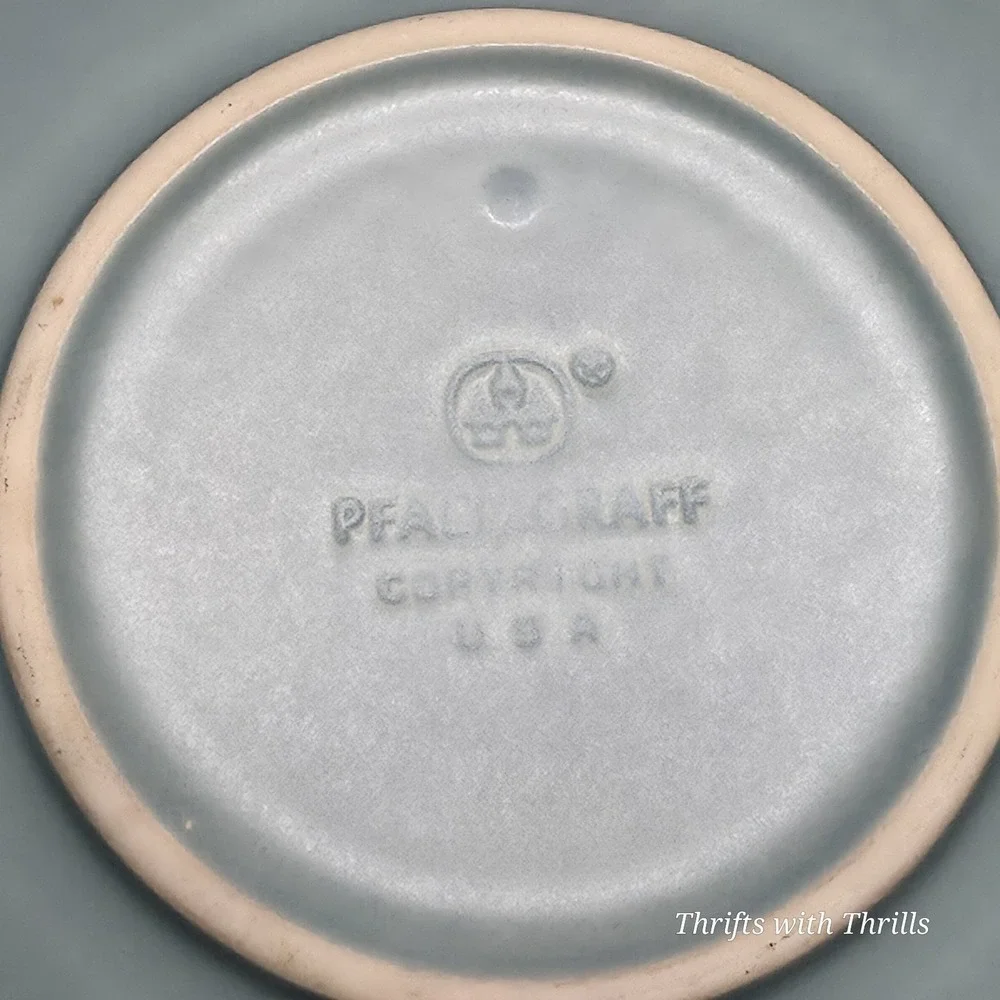 Vintage Pfaltzgraff Stoneware - Terrace Aqua - 8